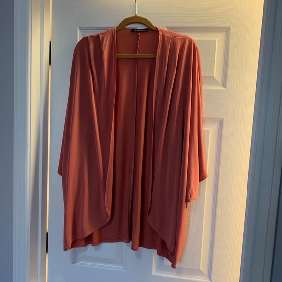 Cardigan kimono made in USA w/ free tank top soft - Picture 4 of 6